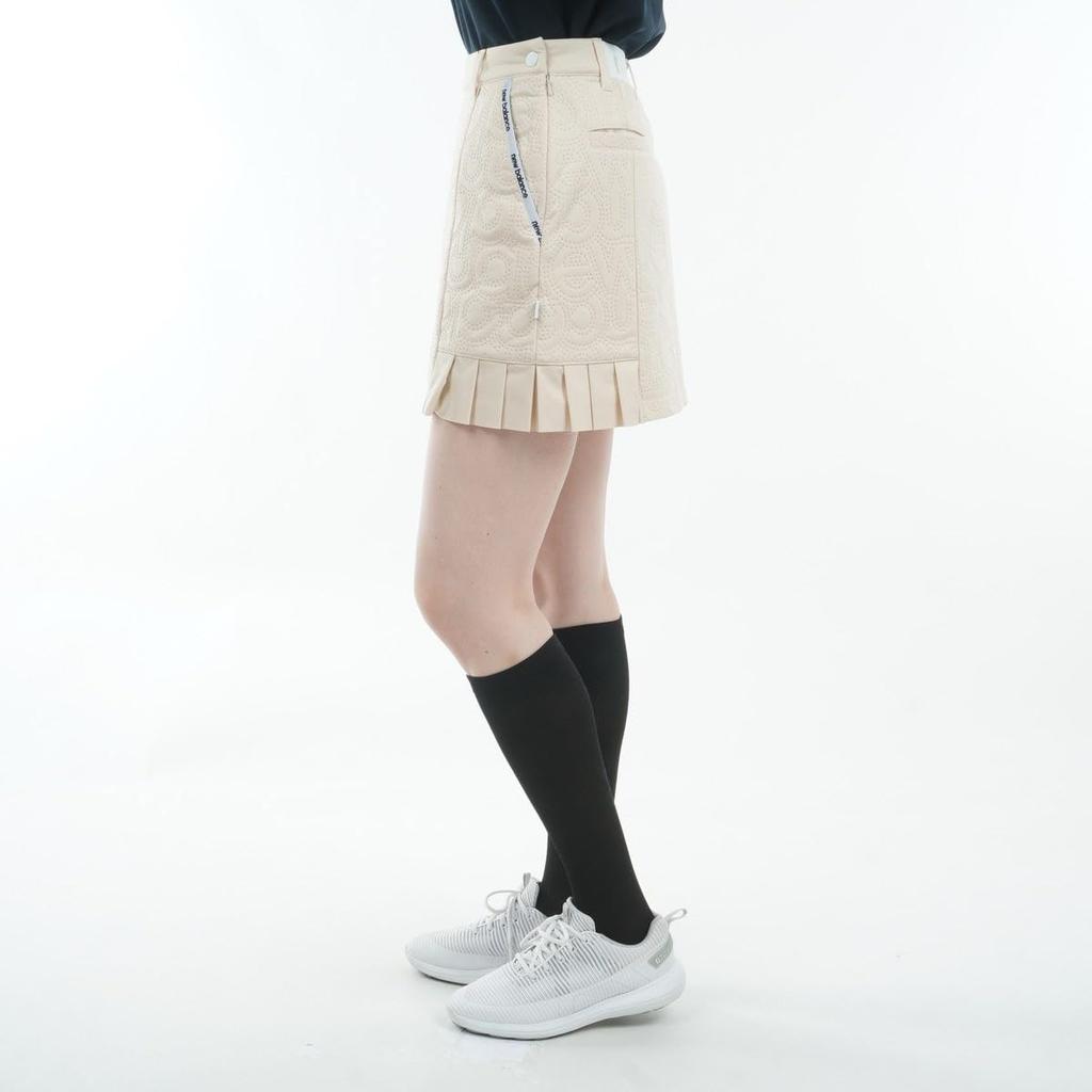 New Balance Golf Skirt 0 (Stretch, Windproof, Heat-Retaining, Insulated) / Women's / 012-4234504 040_Beige [S]