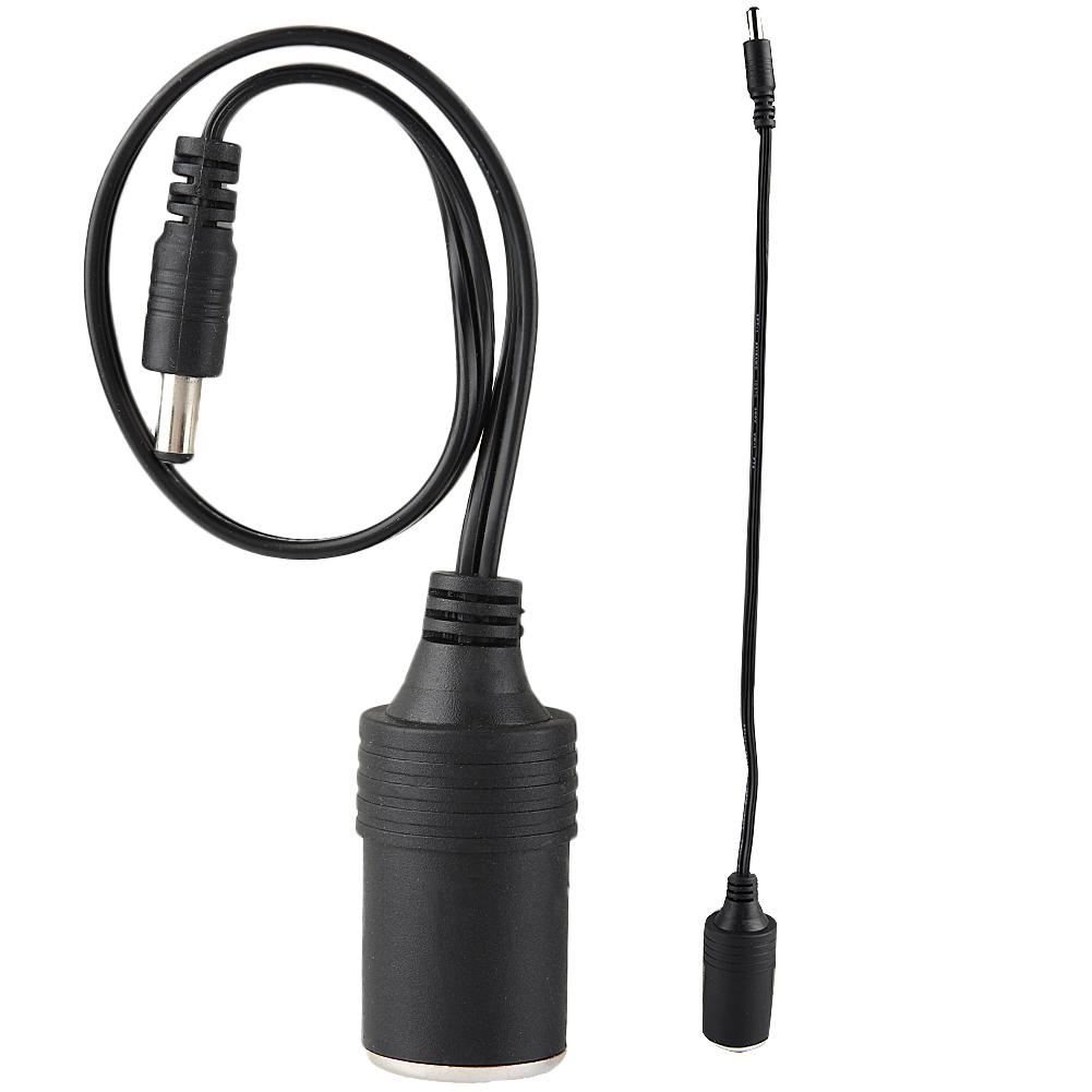 Cigarette Lighter Female to DC 5.5 * 2.1mm Female Socket Plug Power Supply Adapter Cable