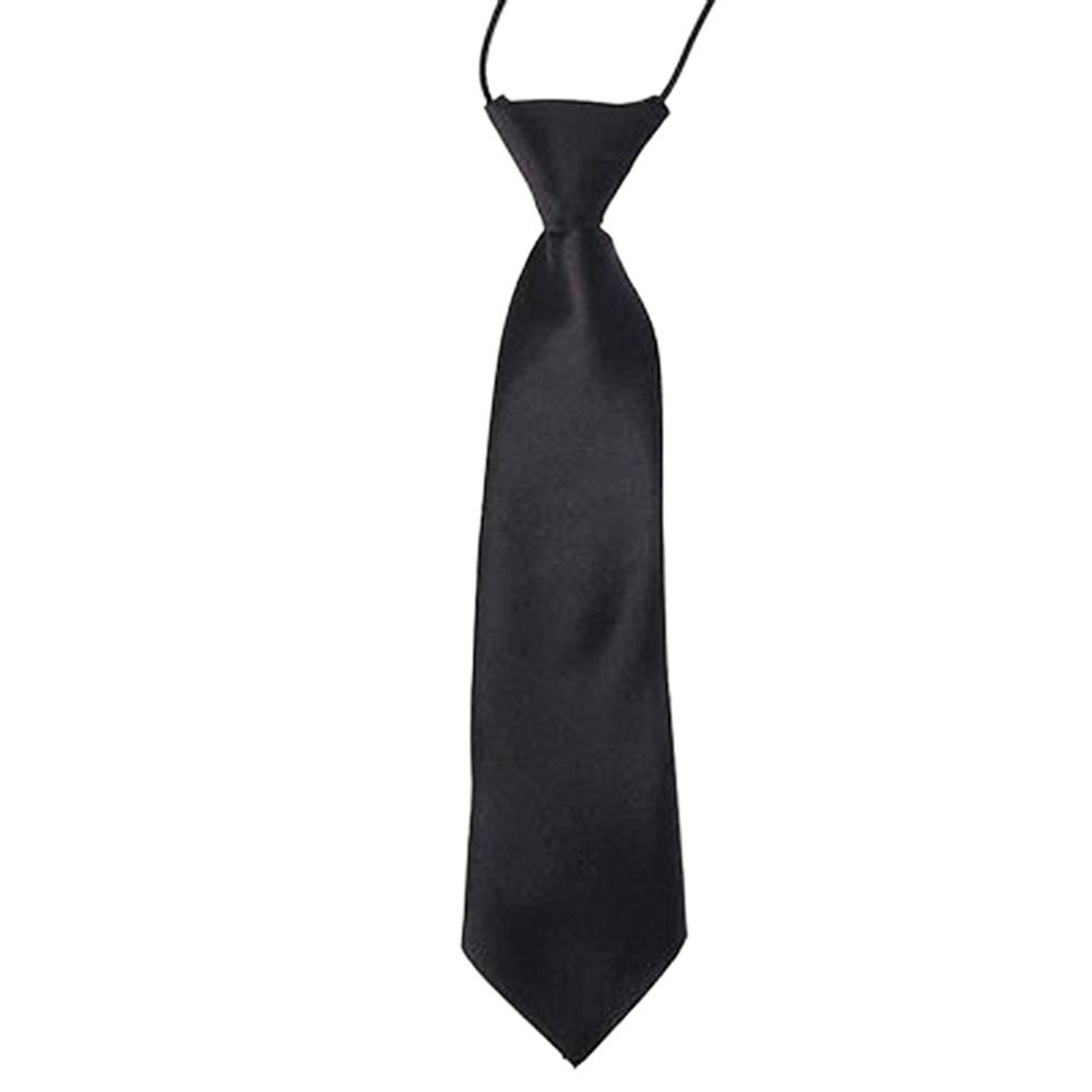 Shirt Accessories For Kids for Wedding Solid Color Children Tie School Uniform Tie Elastic Necktie