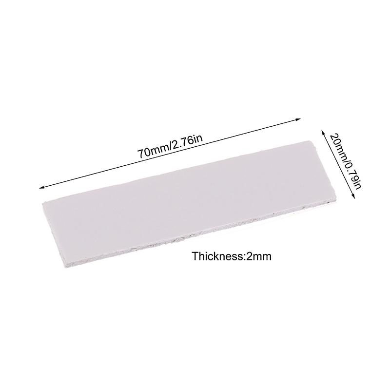 Термопрокладка 18 Вт/мК 70x20 мм, силиконовая теплоотводящая прокладка M.2 для охлаждения SSD, CPU, LED на ноутбуке