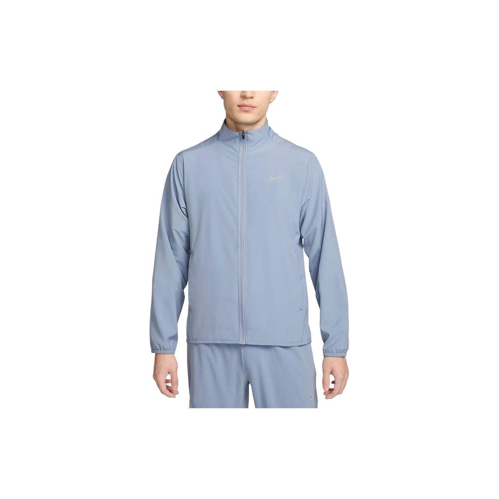 Nike Form Dri-FIT Solid Casual Quick-Dry Универсальная куртка с длинным рукавом Мужские куртки Серо-голубой FB7500-493