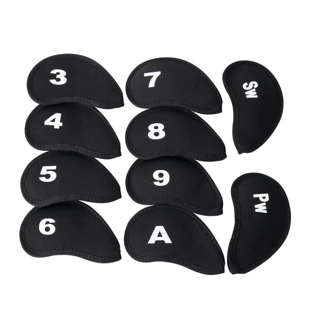Iron Covers Set Protective Golf Head Cover Iron Pole Cover Golf Iron Headcover Golf Club Protector