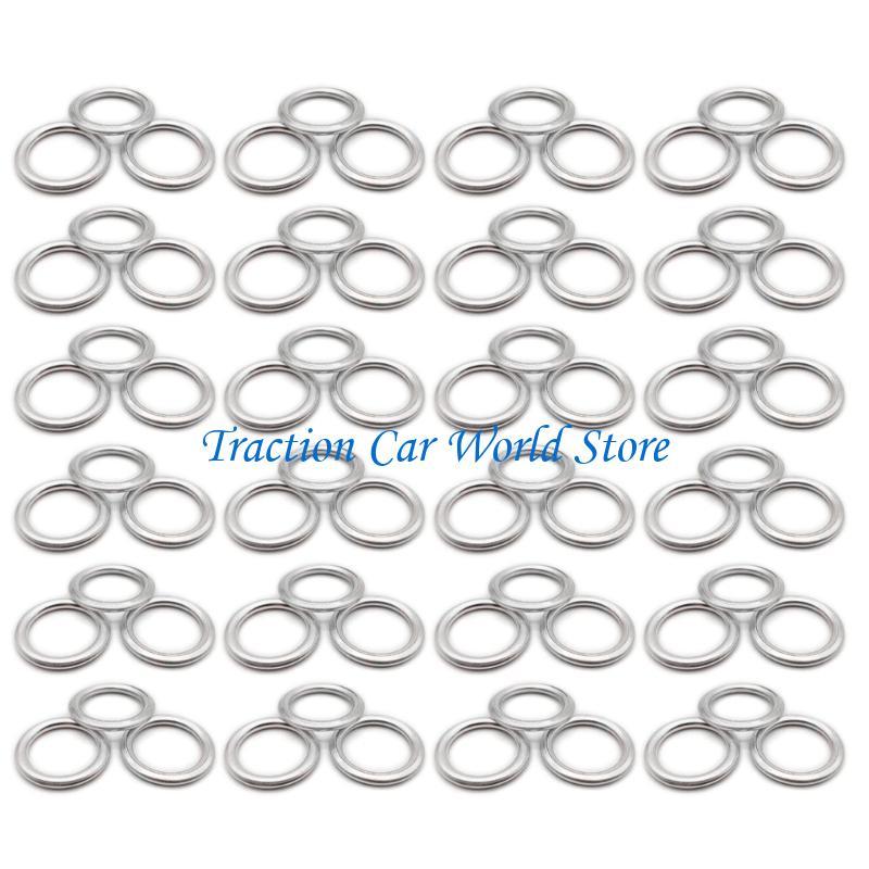 L9BC High Temperature Resistant Vehicle Maintenance Gasket for Engine Oil Pans Drain Bolt Pad Plug Washer, N0138157 Leakproof