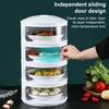 Insulated Vegetable Cover Multi-layer Stackable Food Box Anti-fly Dust-proof Heat Preservation Kitchen Supplies Picnic BBQ