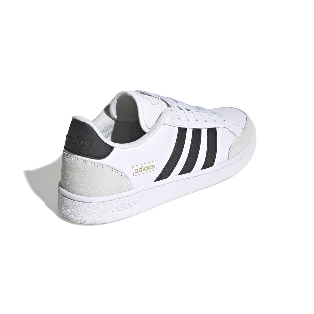 Adidas Grand Court SE Серые Мужские Кроссовки, Белый/Core Black/Orbit (FW3277), 27.5cm