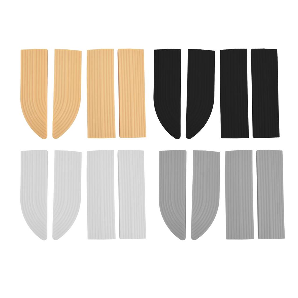 4PCS Sweeper Door Sill Stair Wheelchair Door Sill Assembly Rubber Door Threshold Prot