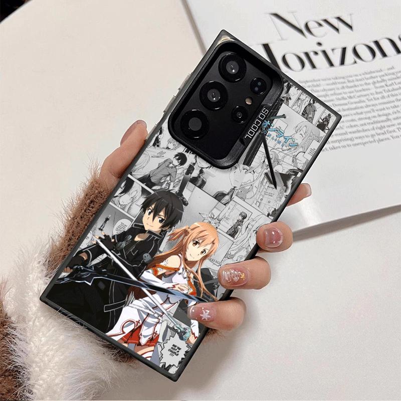 Ударопрочный чехол для телефона Sword Art Online для Samsung Galaxy S26 Edge S25 Ultra S24 FE S23 Plus S21 Чехол Защита от падения Fundas