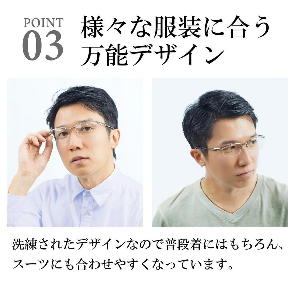 Очки для чтения Стильные очки для чтения Nyroll Gunmetal Sabae Пакет планирования Включен Футляр Включен [FEELLIFE] Мужские FLM-006-2 +1.00