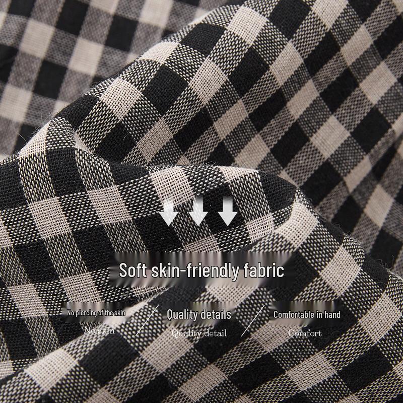 Женская полосатая юбка-миди с рукавами-фонариками Demana