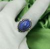 Lapis Lazuli Gemstone 925 Sterling Silver Plated US SZ 5 Ring MM-R178