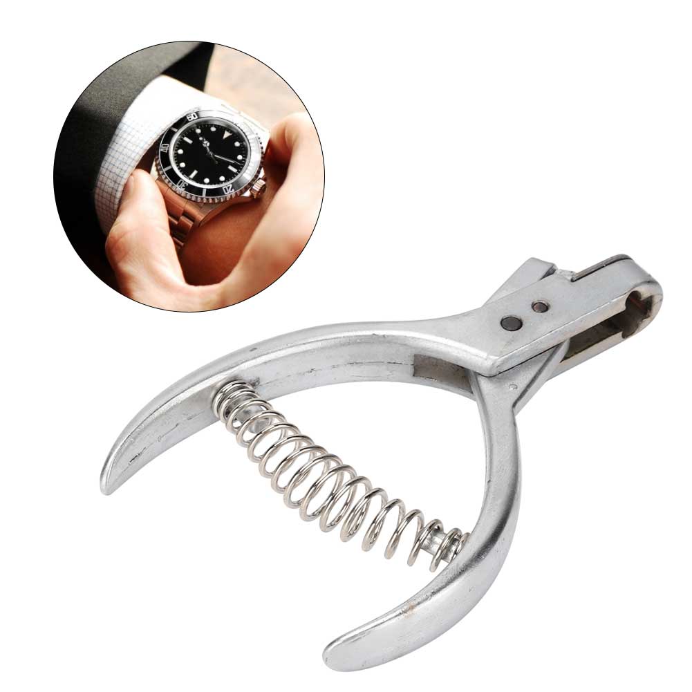 Плоскогубцы для резки ремешков для часов Инструмент для пробивки отверстий Аксессуары для ремонта часов