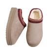 Suede Flats Mules Slippers Women Slingback Casual Cotton Shoes 2024 Winter Fashion New Snow Boots Female Warm Plus Cotton Shoes