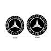 For Benz 4pcs Car Styling Wheel Center Hub Caps Rim Cover Badge Emblem Sticker AMG W213 W124 W108 W126 Exclusive W204 W222 W205