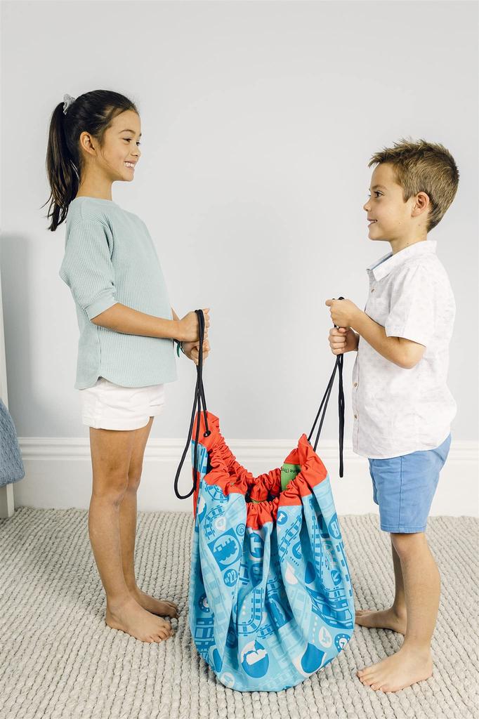 Игровой мешочек THOMAS FRIENDS. Лучший игровой коврик. Сумка для хранения игрушек. Огромное игровое пространство на внутреннем острове Содора. Портативное решение для хранения игровых вещей для детей от 3 лет и