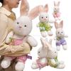 Мультяшный цветок тюльпана, одетый кролик, милый плюшевый кролик, игрушки, кавайная мягкая подушка, декор для офиса, кукла для комфорта младенца, детский подарок