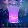 Led Ice Bucket With Bluetooth Speaker 5L Large Capacity Wine Ice Bucket Drink Containers With Multi Colors Changing For Party