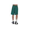 Reebok Letter Embroidery Lace-Up Straight Casual Shorts Unisex Shorts Green 24SRC605UGL7