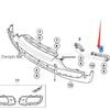 Suitable Front Bumper Bracket for BMW X5 E70 (51117157987, 51117157988)
