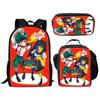 Bbq Ena Dream Pattern Printing Backpack Lunch Bag Pen Case Set For Student Gift
