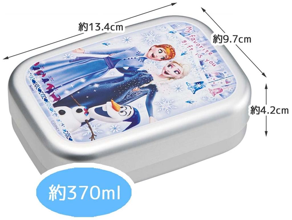 Skater Bento Box Disney Frozen 24 370ml Aluminum Warm Storage Compatible for Children Made In Japan ALB5NV-A