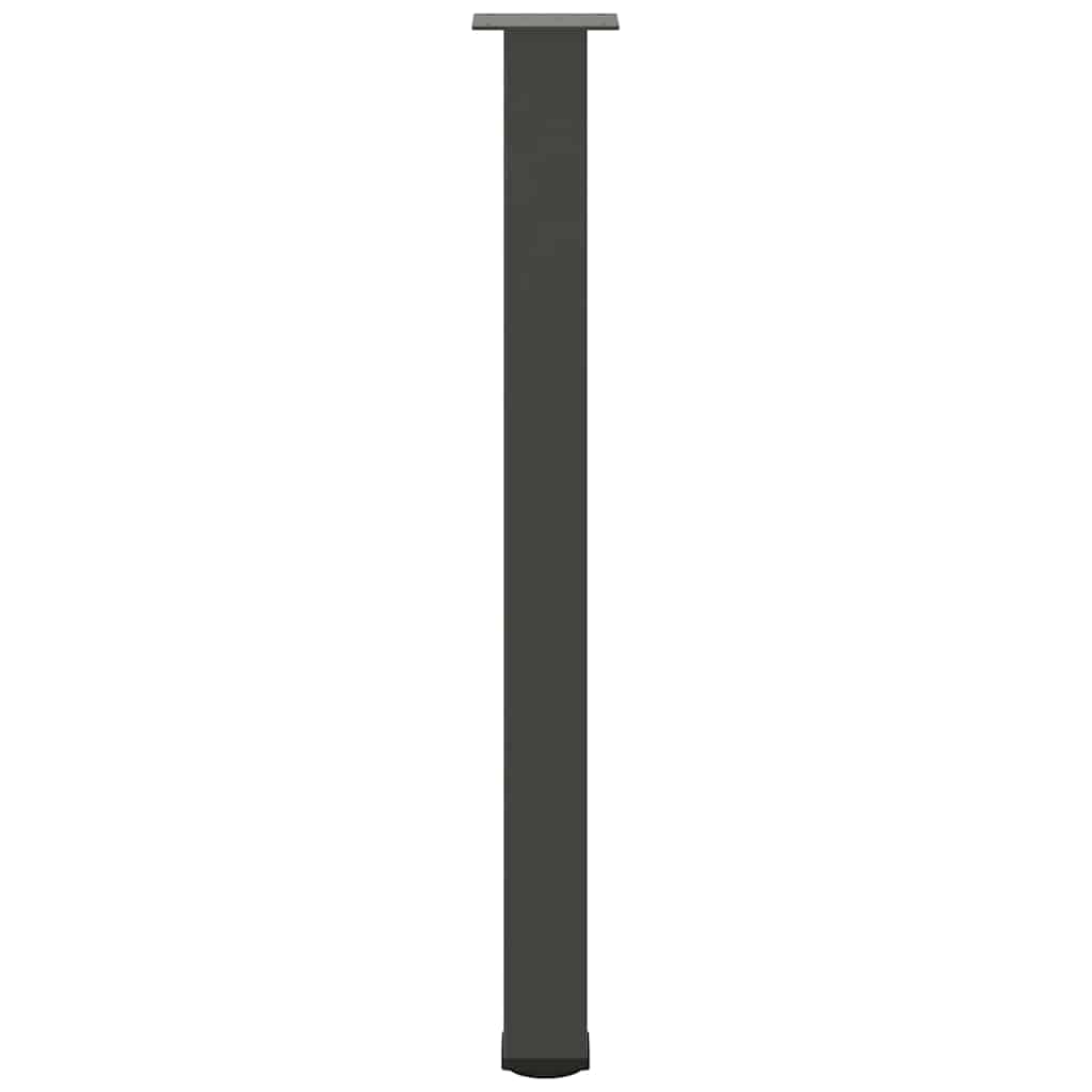 Vidaxl Nogi Do Stolika Kawowego, 4 Szt., Antracyt, 100-102 Cm, Stal