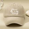 Letter Printed Baseball Cap American Style Wide Brim Retro Aged Washed Duckbill Hat Niche Trend Duckbill Hat