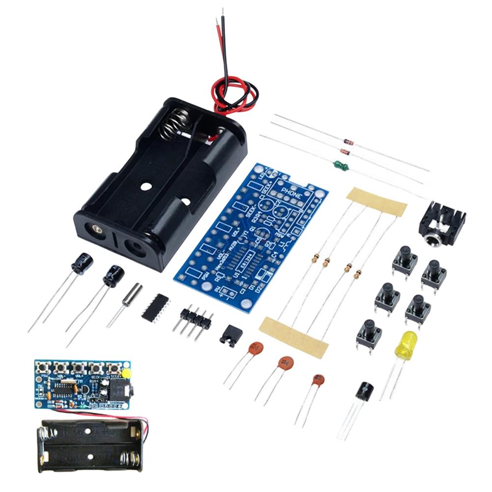 Беспроводной стерео FM-радиоприемник, модуль печатной платы, набор для самостоятельного радиоприемника 76 МГц-108 МГц, электронные наборы FM «сделай сам»