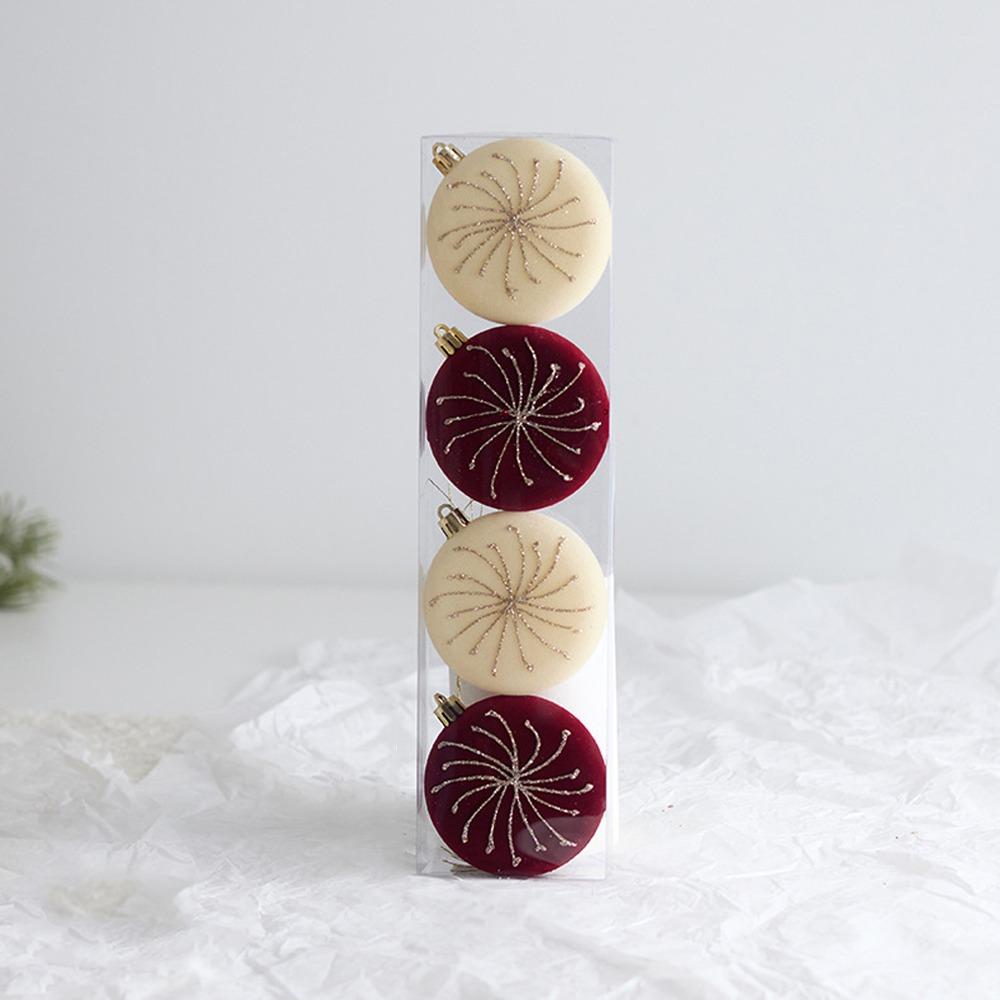 Glitter Christmas Hanging Balls Shatterproof Merry Christmas Decor  Holiday Festive