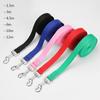 Colorful Puppy Collar Flexible Nylon Belt Lead Strap Traction Rope Dog Leash Walking Training
