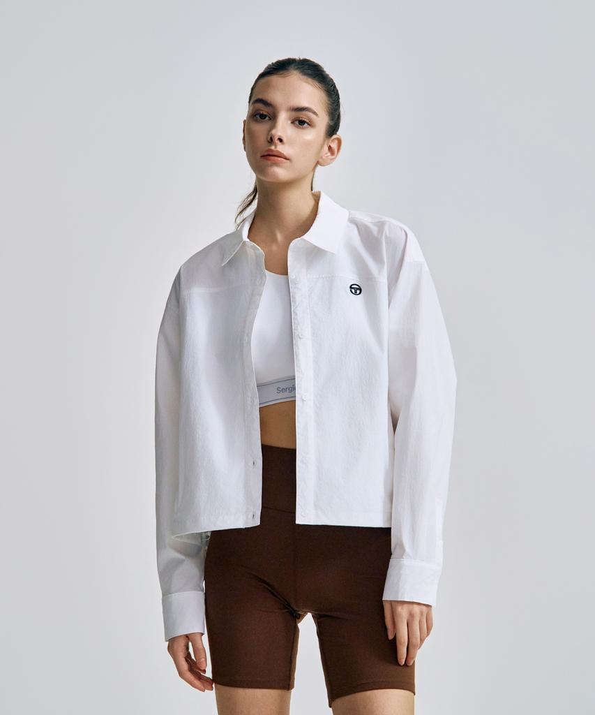 SERGIO TACCHINI W Легкая рубашка-куртка из эластичной ткани