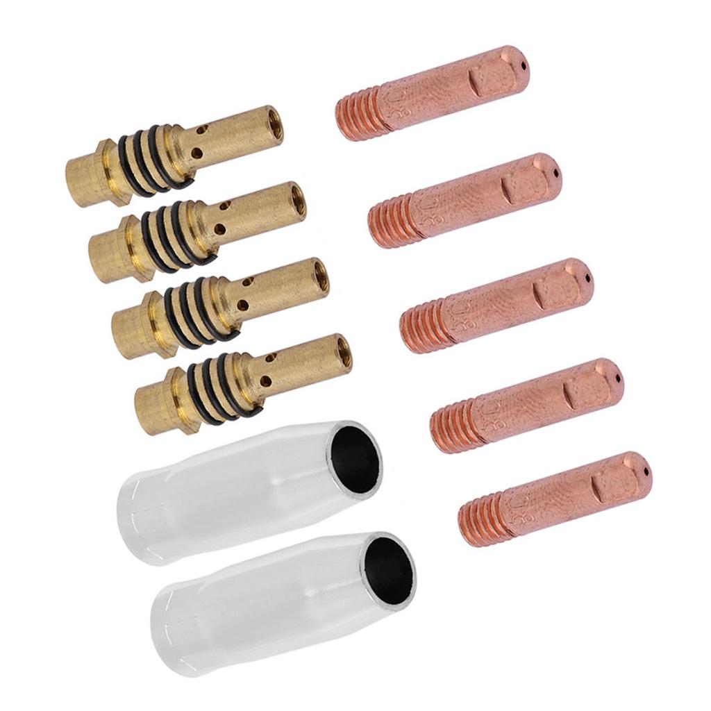 11 шт. держатели контактных наконечников для сварочного аппарата MIG, расходные материалы, подходят для горелки 15AK