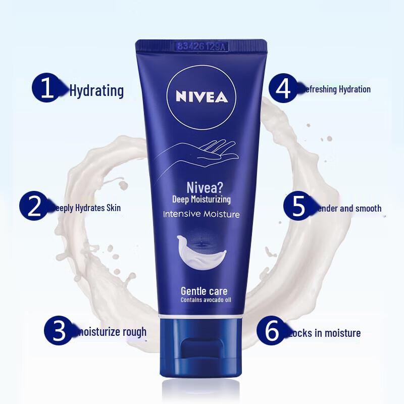 Nivea Deep Moisturizing Hand Cream & Ocean Essence Gel Set