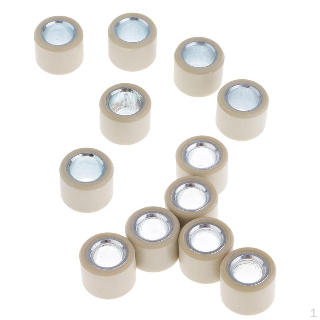 12 шт. 13 мм Ролик вариатора Вес 6,5 г 8,5 г Двигатель GY6 500 куб. см