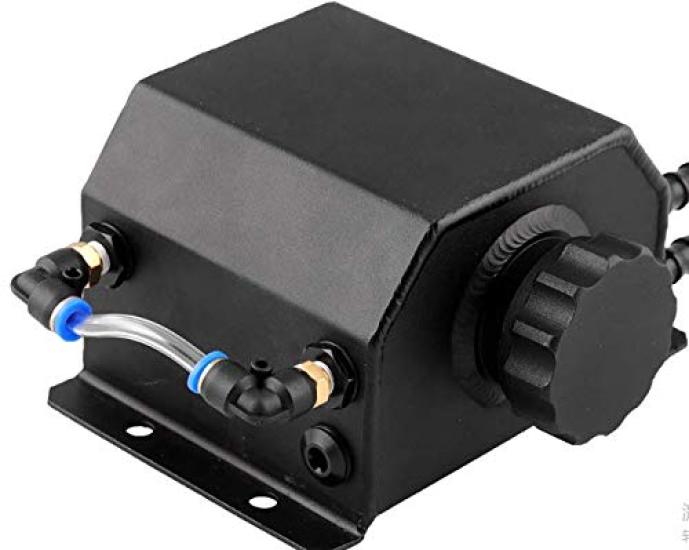 Heinmo 1000ML Aluminum Auto Radiator Coolant Expansion Tank for Most Cars