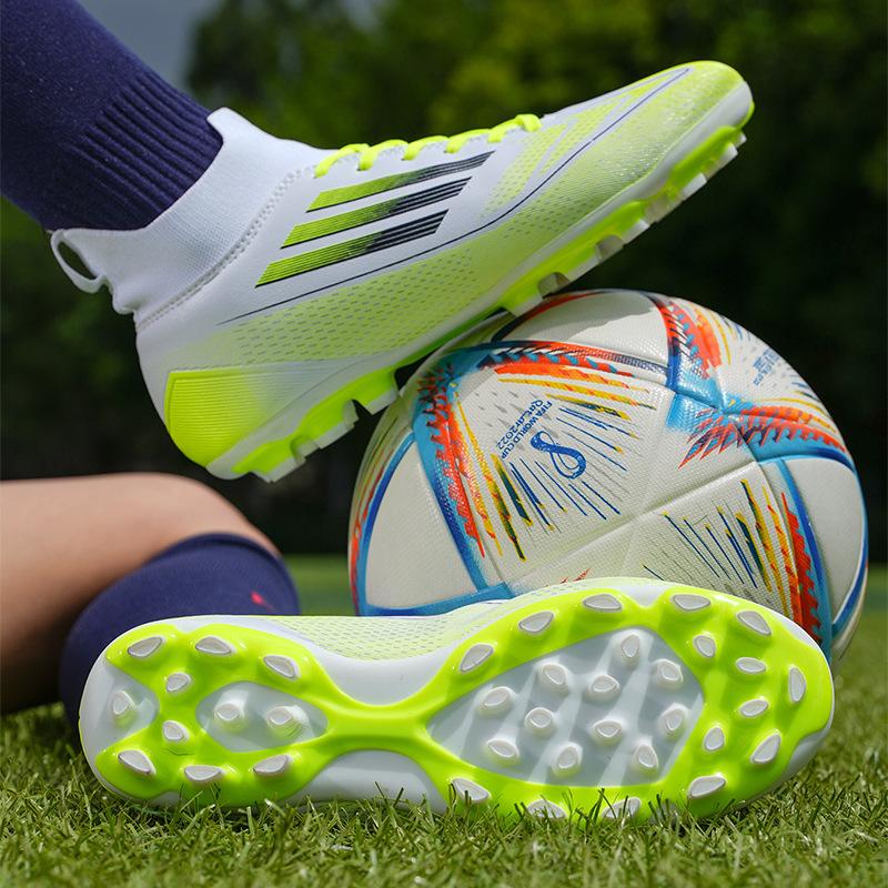 Новые футбольные бутсы к Чемпионату мира мужские высокие TF шипы FG длинные шипы студенческие соревновательные тренировочные бутсы 2025
