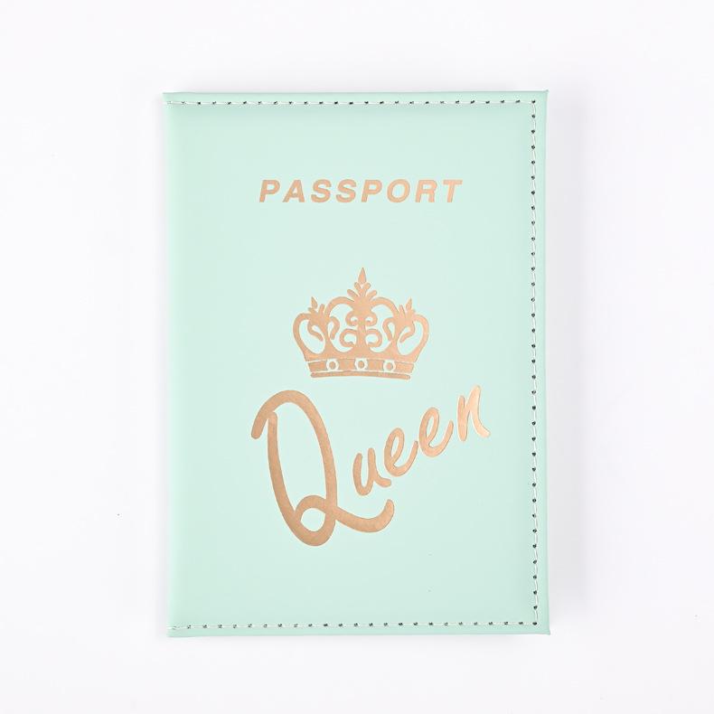 Fashion Credit Card Holder Wallet Pouch Simple 2024 New Passport Cover Case Women Men Travel Wedding Passport Covers ID Holders