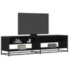 Vidaxl Szafka Pod Tv, Czarna, 180,5X40X46 Cm, Materiał Drewnopochodny