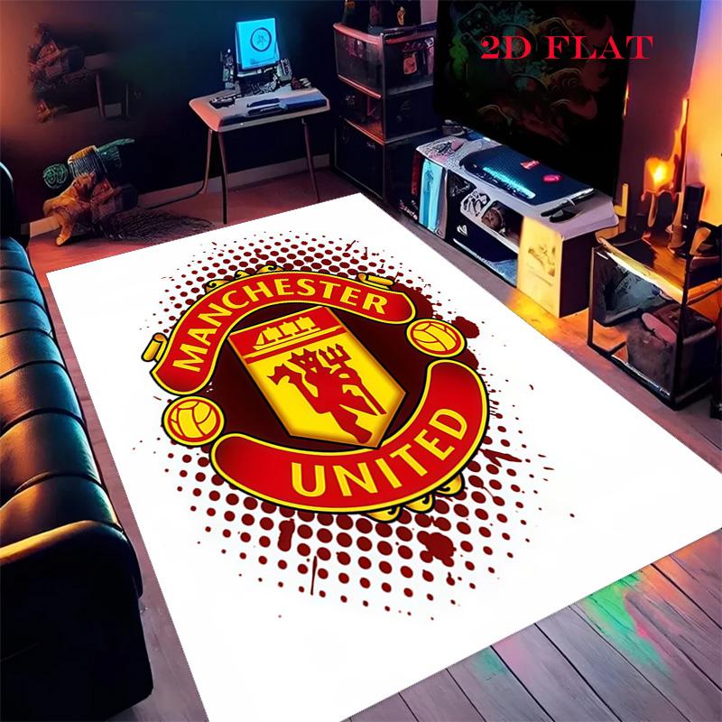 Ковер Man Utd для гостиной, спальни, дома, украшение дивана, нескользящий коврик для детских игр