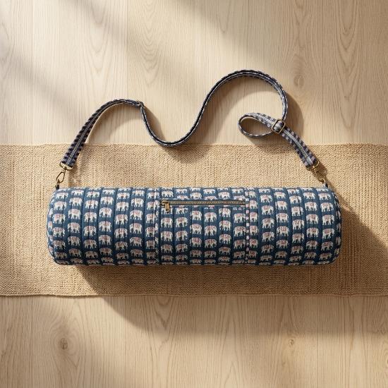 Yoga Bag usalover925 Animal Print Quilted Cotton Yoga 43