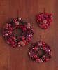 Afternoon Tea Living Wreath JP42 Christmas Wreath Large, Red