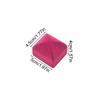 1Pc Jewelry Case Solid Color Wedding Fashion Velvet Storage Organizer Showcase Ring Box Engagement Gift