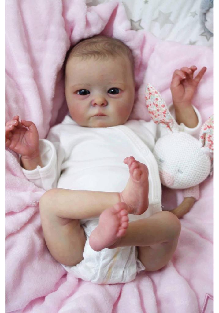 Белый боди с длинным рукавом 16 дюймов для кук Reborn Tink
