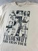 Taylor Swift The Eras Tour US Dates TShirt SMALL Cream Beige Official Merch Unisex T-Shirt