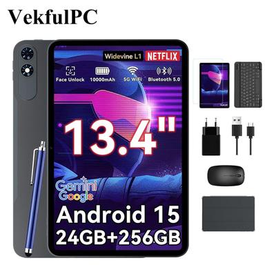 Планшет VekfulPC T60 Pro Android 15 8 ГБ ОЗУ 256 ГБ ПЗУ 13,4 дюйма 1200*1920 FHD дисплей восьмиядерный UMS9230S(T7280) Планшетный ПК с клавиатурой и мышью