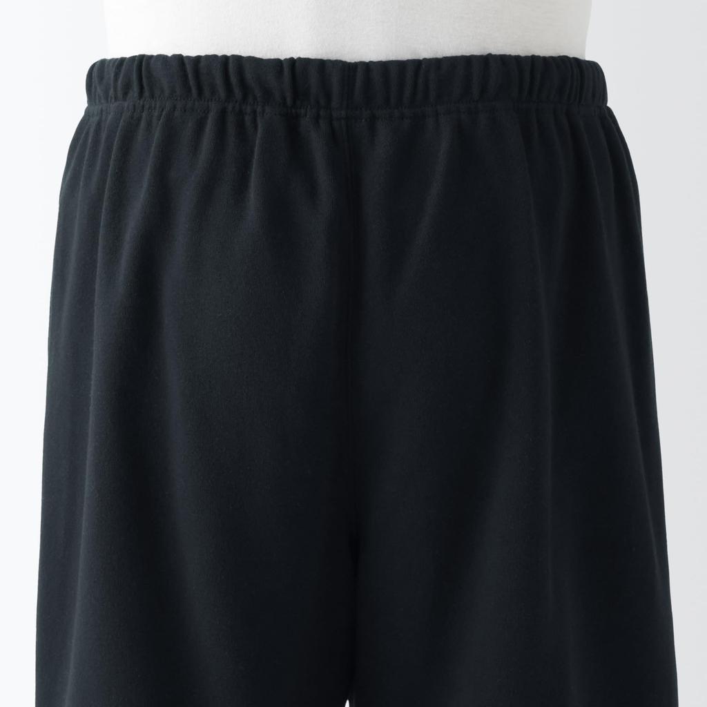 MUJI свитер с коротким рукавом комнатная одежда комплект FB0XWA4S черный S мужской мужской мужской