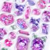 Желейная наклейка Игрушка DIY Кристальная Декорация 3D Наклейка Sanrio Hellokitty Black Beauty Melody Мультяшная Тема Детское Искусство и Поделки