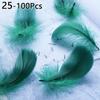 100pcs 6-12 Cm Natural Colourful Goose Feather Plume for Wedding Party Clothing Decoration DIY Craft Feathers