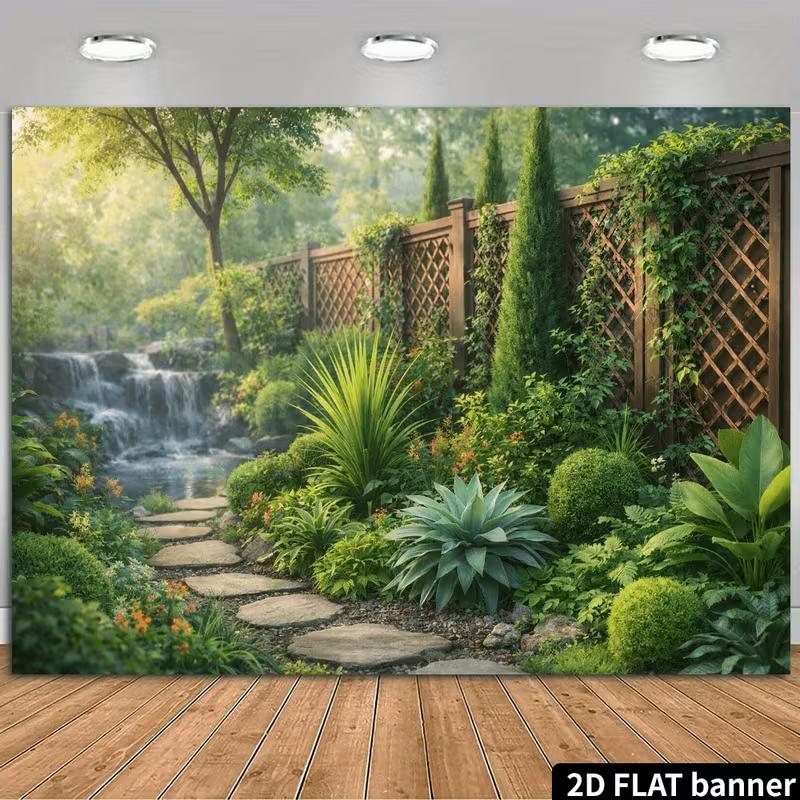 2D Внешний фон для портретной фотосъемки в частном саду