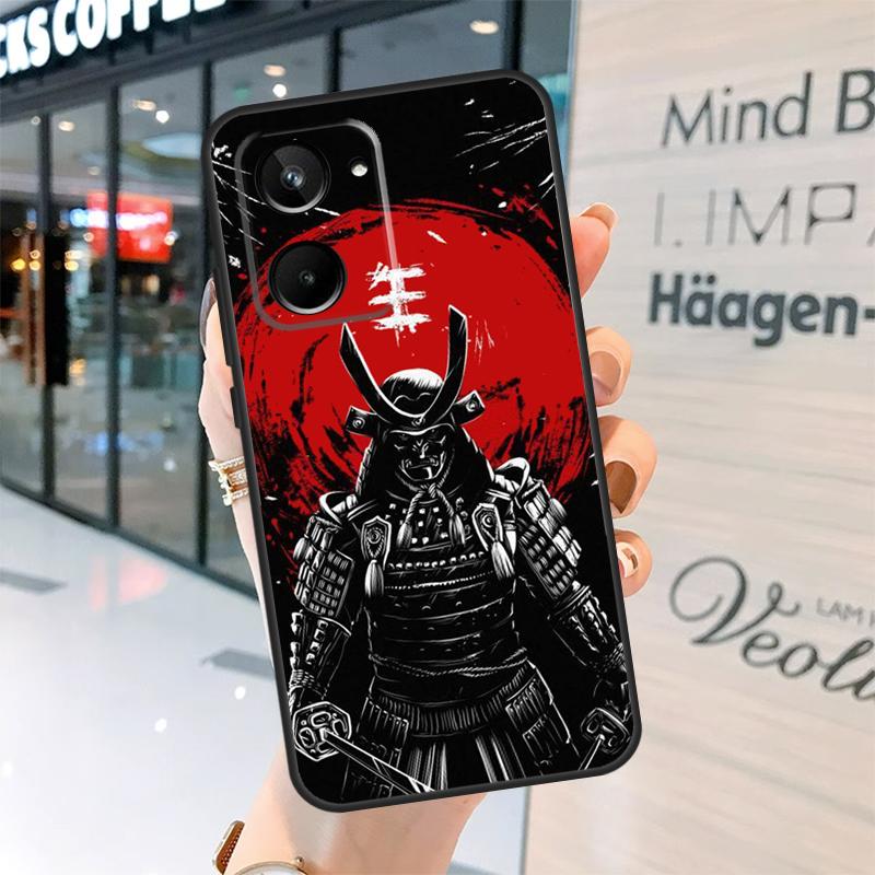 Japanese Samurai Case For Realme GT7 Pro GT6 11 12 13 14 15 Pro Plus C55 C53 C35 C33 C61 C65 C67 C53 C71 C75