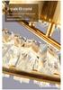 Modern Italian Crystal Ceiling Light for Living Rooms, Bedrooms, Restaurants, and Kids' Rooms